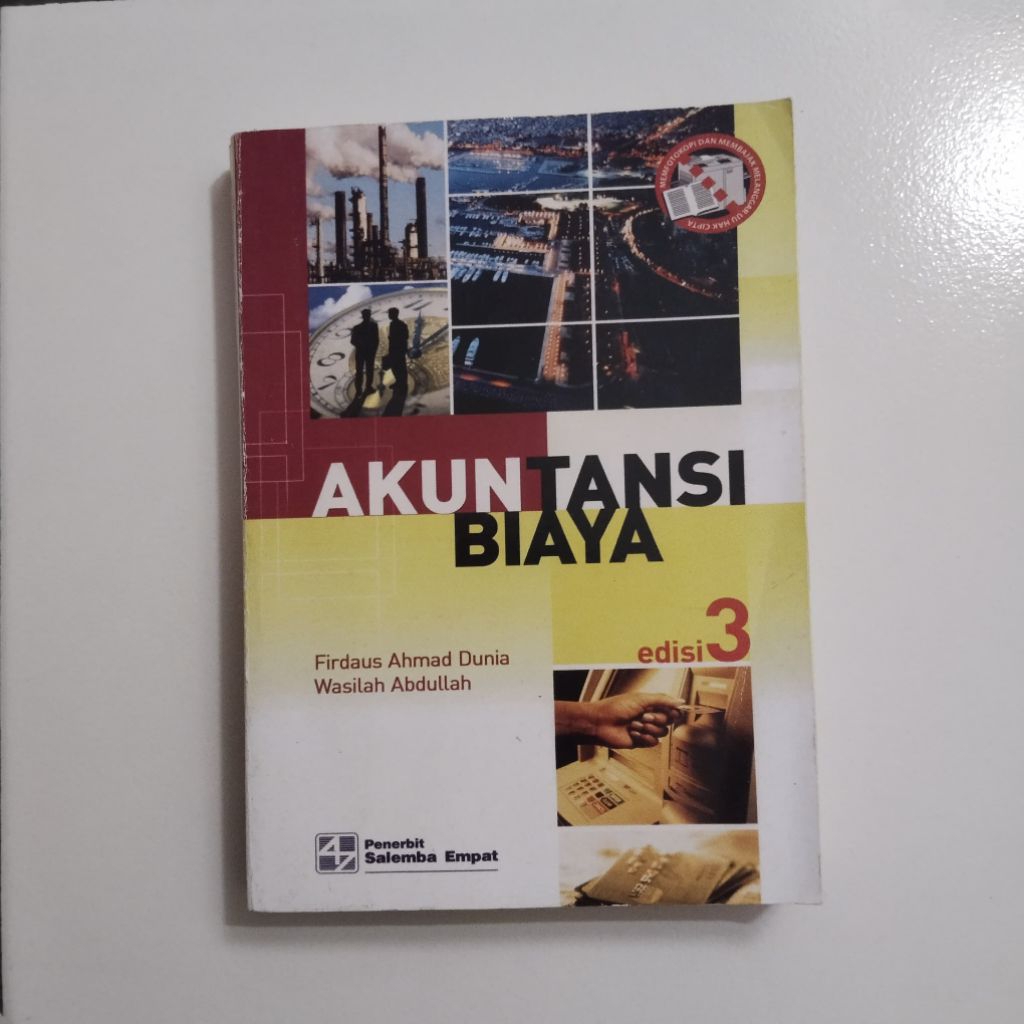 [Preloved] Akuntansi Biaya Edisi 3 Firdaus Ahmad Dunia & Wasilah Absullah