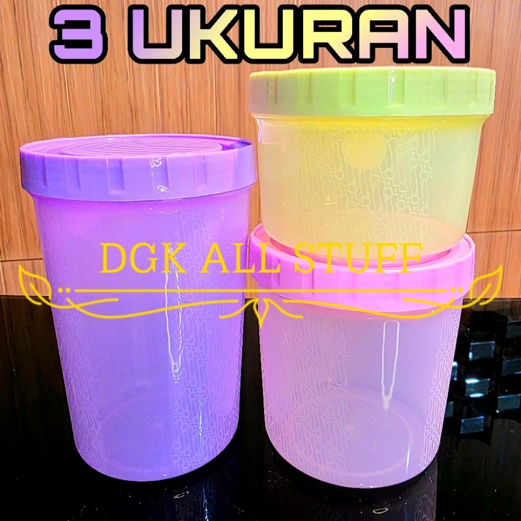 Toples Stoples Sealware Bulat Kue Kering Nastar Lebaran Permen Candy Bumbu Dapur Masak Sambal Sambel