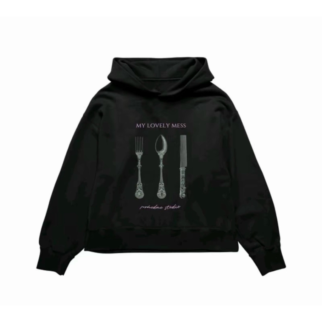 Hoodie Praedae Studio Auroras Black