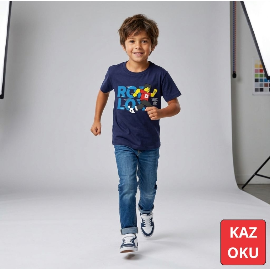 KAZOKU // Baju kaos anak anak ROBLOX SERIES:6-8-10-12-14