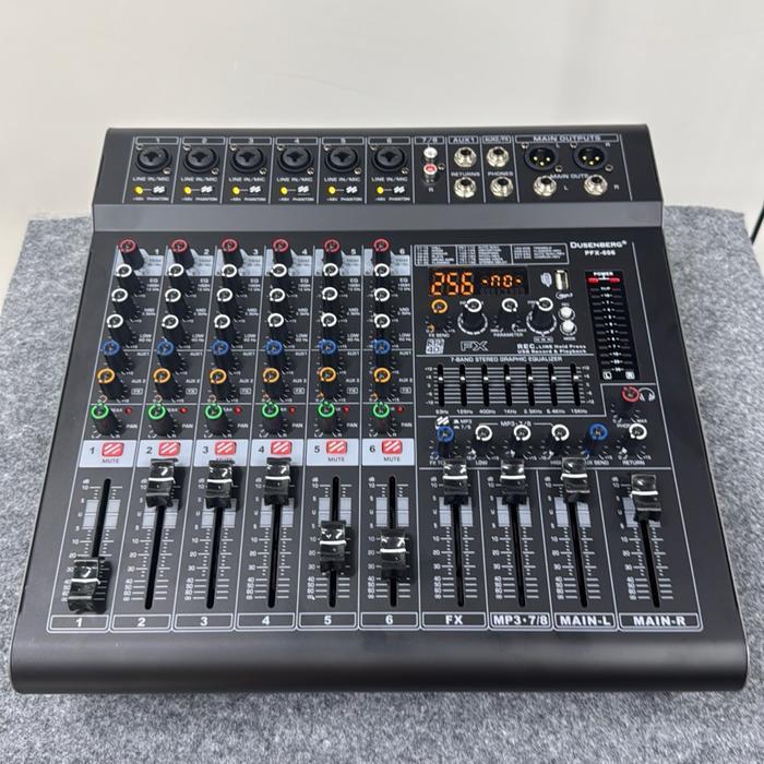 Power Mixer Dusenberg PFX606 – PFX 606 Power Mixer Dusen berg 6 Channel PFX606 – GARANSI RESMI 2 TAHUN