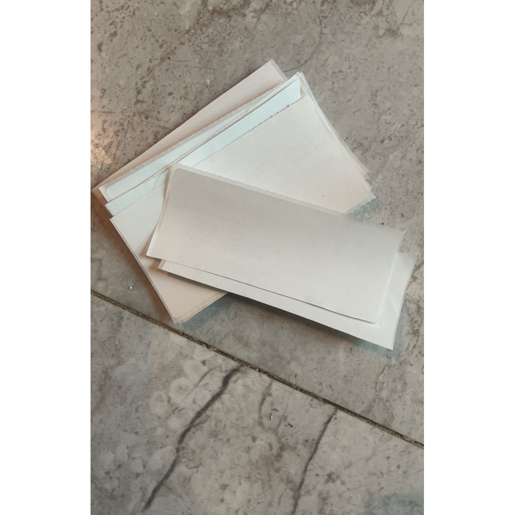 Potongan Kertas Termal Bekas Uk 5cm x 5cm