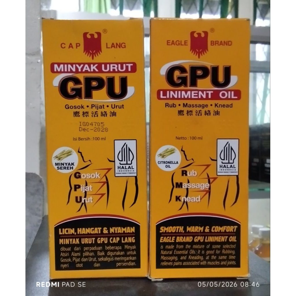 MINYAK URUT GPU 100ML