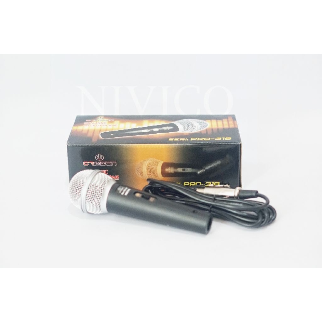 Crimson Dynamic Microphone Pro 318 - Mikrofon Dinamis Profesional untuk Kualitas Suara Terbaik