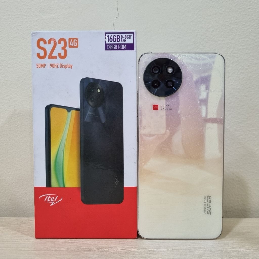Handphone Itel S23 4G Ram 8 128GB