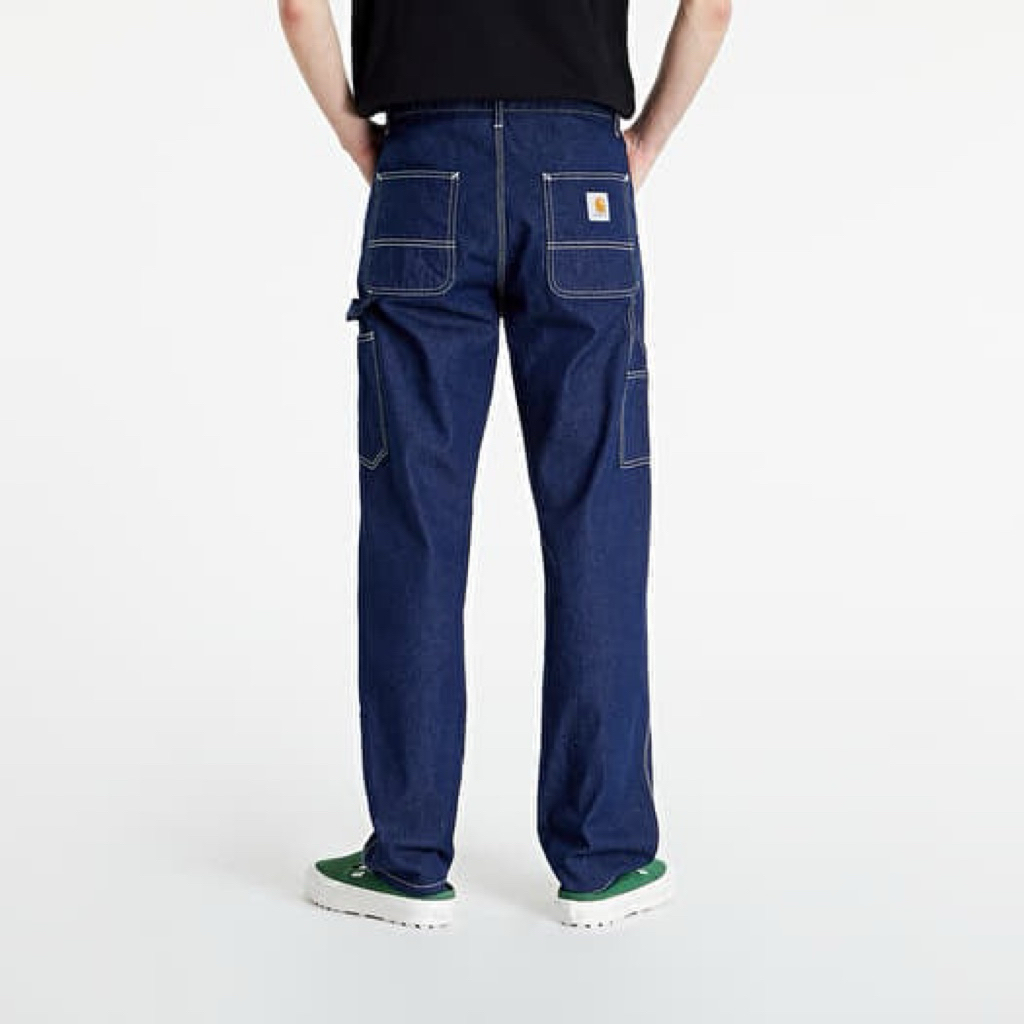 Carhartt WIP Ruck Single knee Blue Denim Rigid Carpenter pants