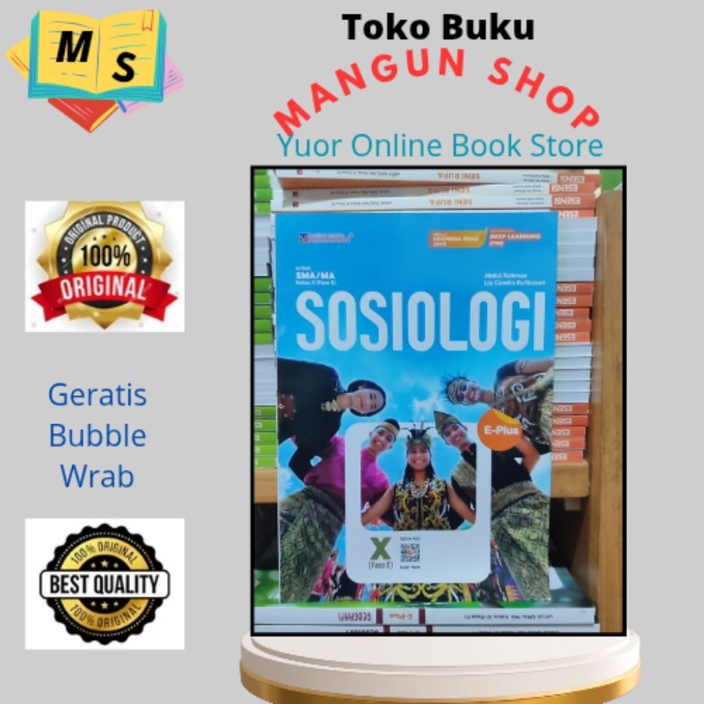 Buku E - Plus Sosiologi  SMA Kelas 10,11,12 Kurikulum Merdeka Mediatama
