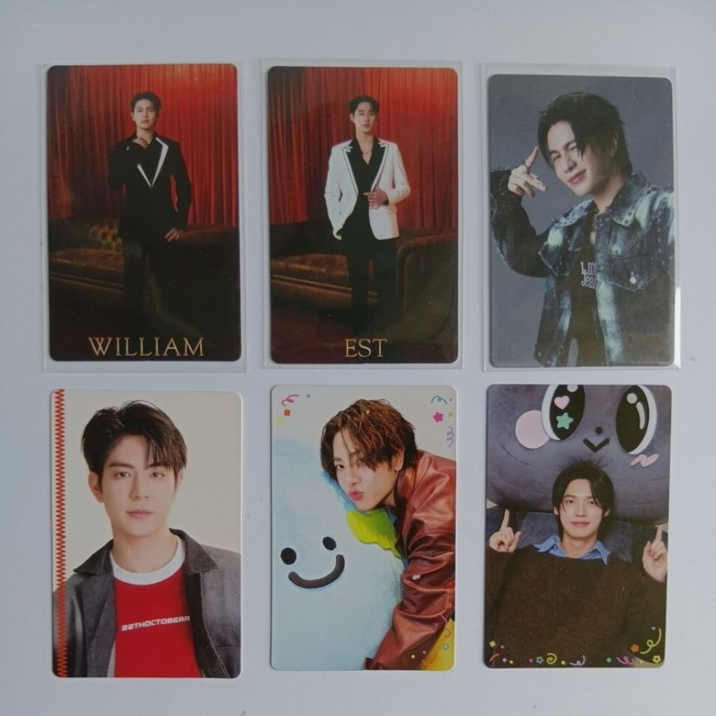 PHOTOCARD OFFICIAL THAI ACTOR GMMTV | WILLIAMEST | WIN METAWIN | SEAKEEN | EARTHMIX