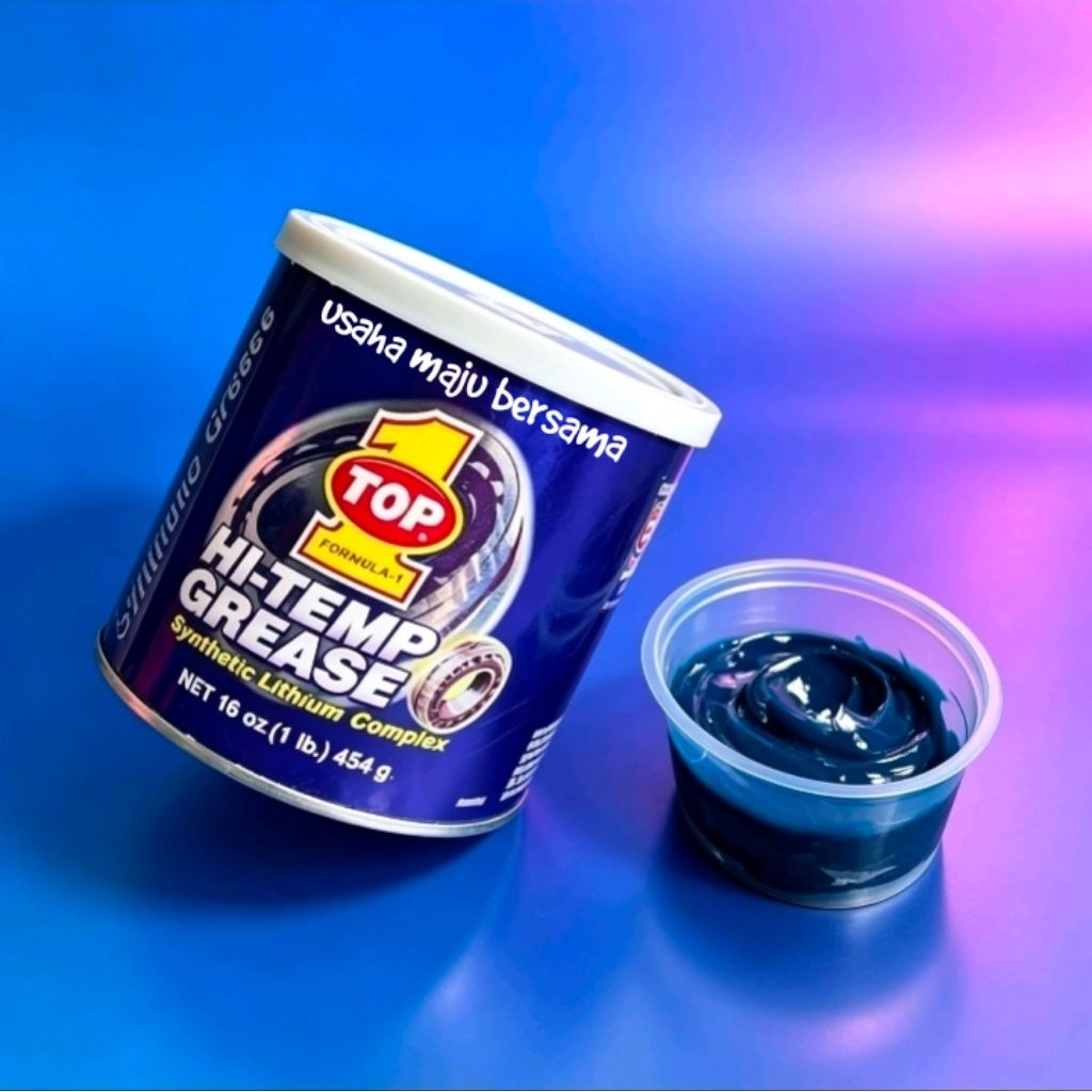 [1pcs] 50g & 30g Gemuk Stempet Pelumas Gomok CVT Bearing TOP 1 Grease Biru Blue Hi-Temp Tahan Panas 
