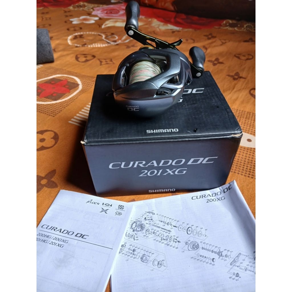 shimano curado dc 201xg second like new