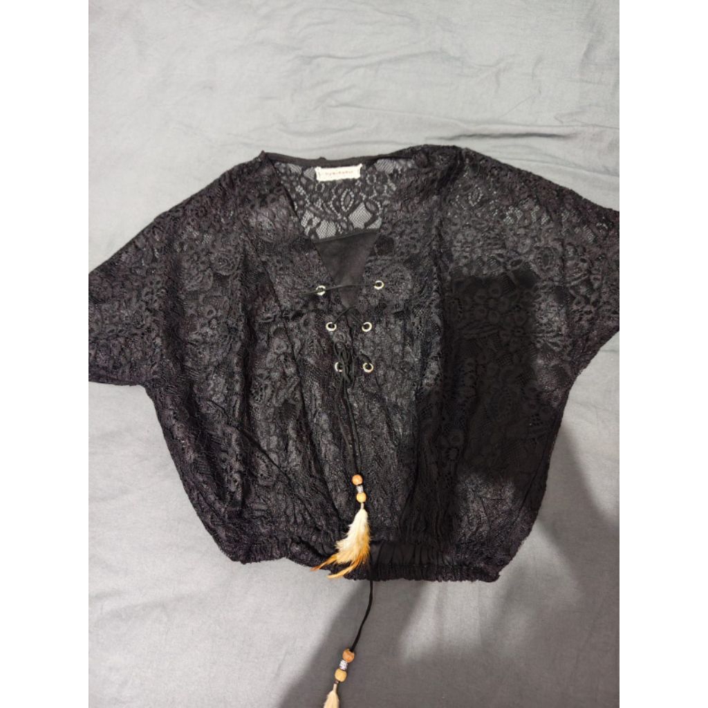 Preloved Baju Atasan Wanita Kaos Rompi Batik Brukat Serba 5.000