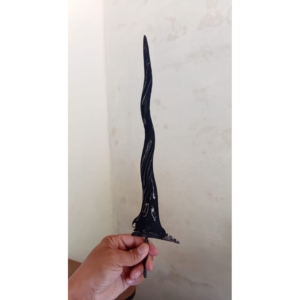 Bilah Keris Pendawa Cinarito Luk 5 Pamor Buntel mayit