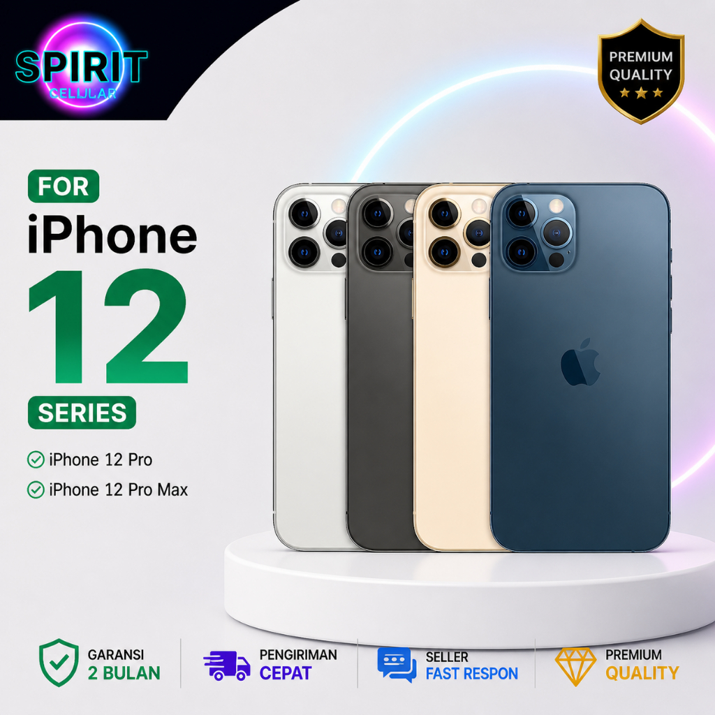 iPhone 12 Pro Max 128gb Second Original Permanen Beacukai Like New BerGaransi 2 Bulan