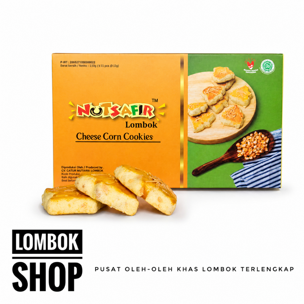 Kue Jagung Nutsafir Cookies Khas Lombok
