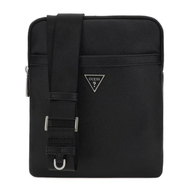 Guess Men's Black Certosa Crossbody Bag
