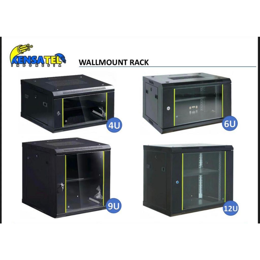 WallMount Rak Server Internet 4U 6U 9U Kensatel /Mini RAK SERVER - GFO