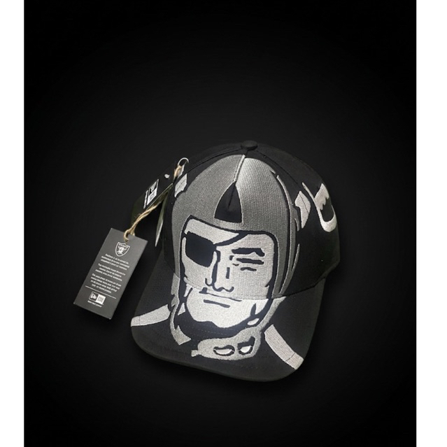 Logo RAIDERS OAKLAND Full Bordir Limited Bahan Hitam Topi Premium