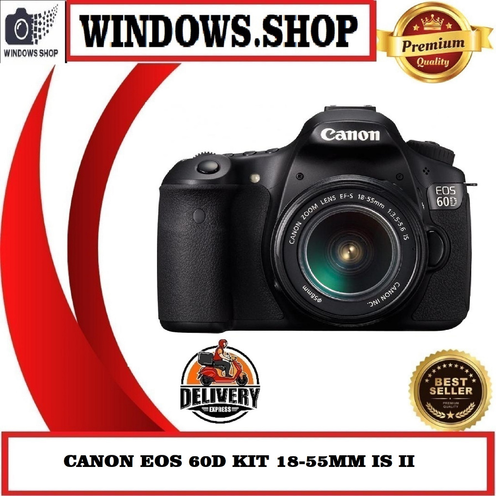 KAMERA CANON EOS 60D BODY ONLY | 60D KIT 18-55MM IS II (Paket) | CAMERA CANON EOS 60 D - Body ONLY