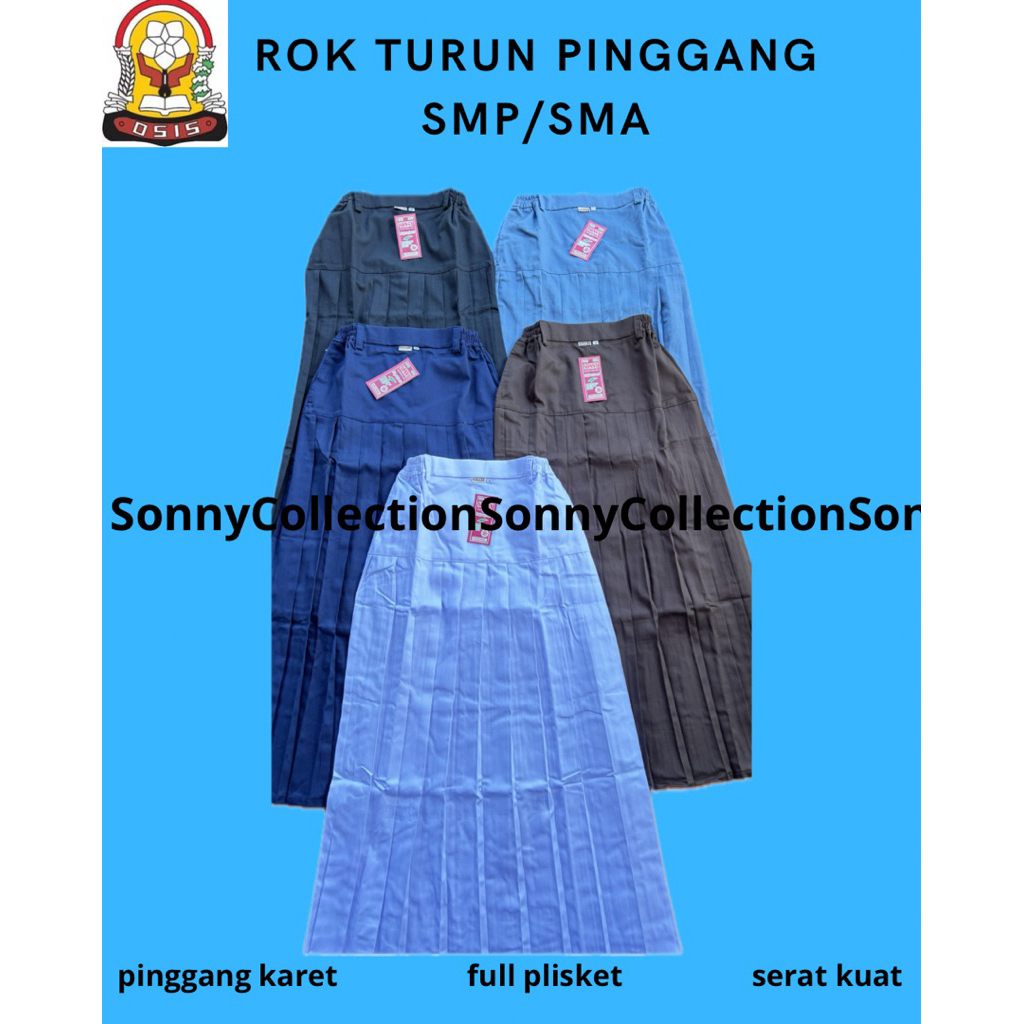 Rok panjang Turun Pinggang SMP/SMA