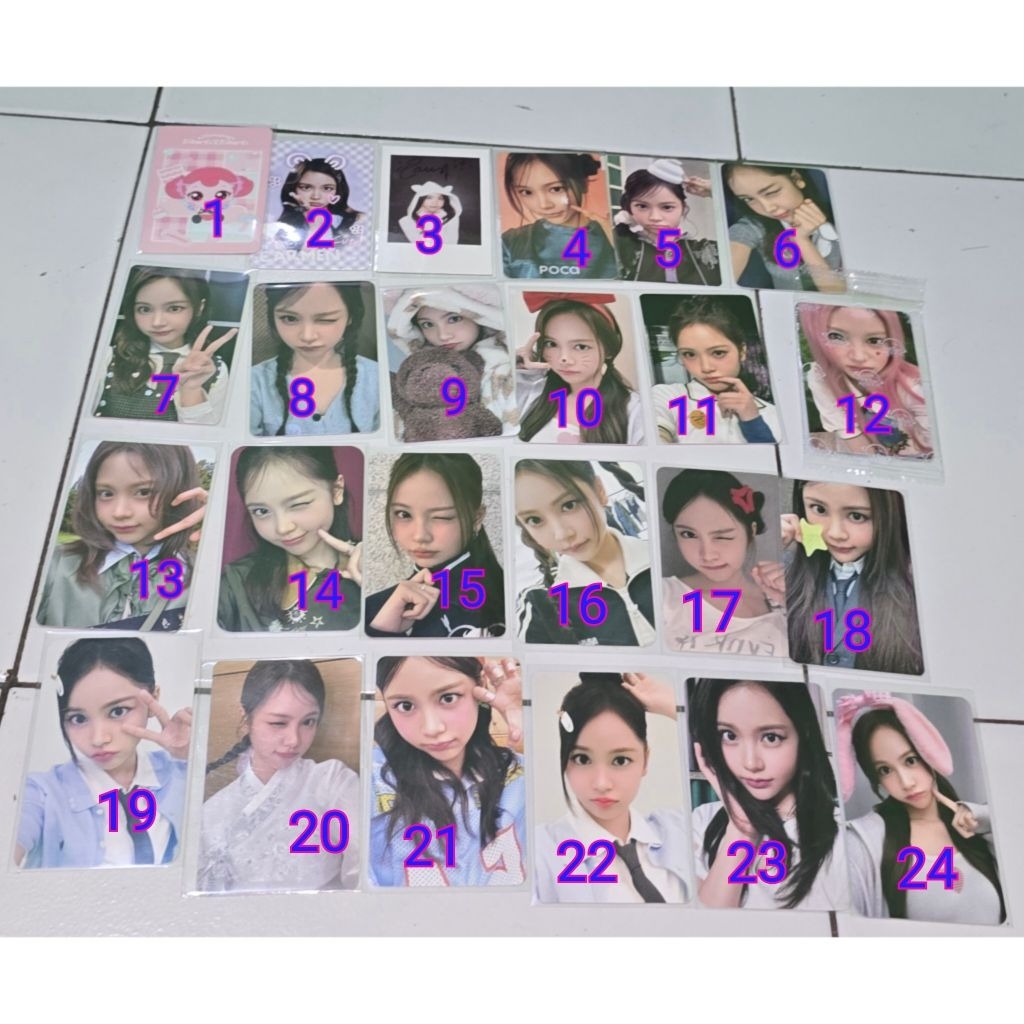 Photocard Carmen  Hearts2hearts Official