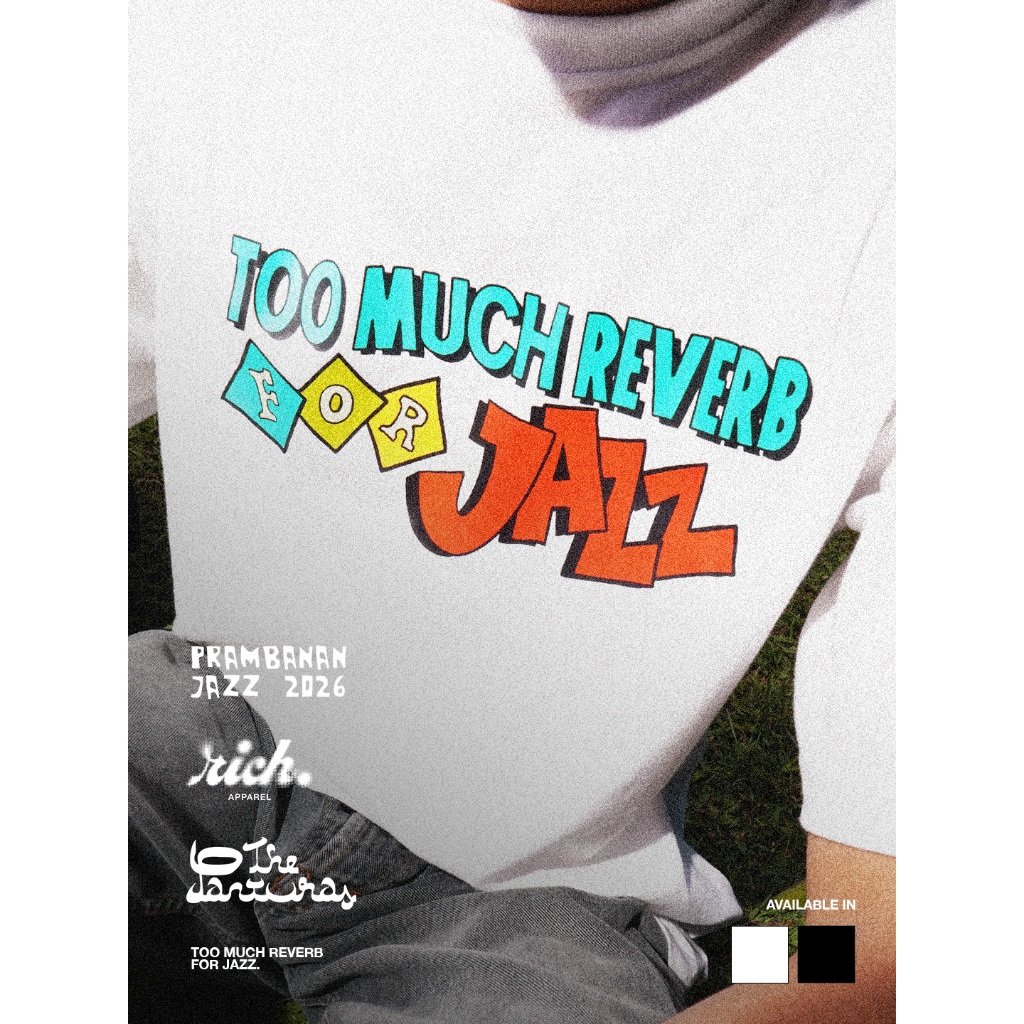 The Panturas x Prambanan Jazz 2026 - Official Merch Collaboration