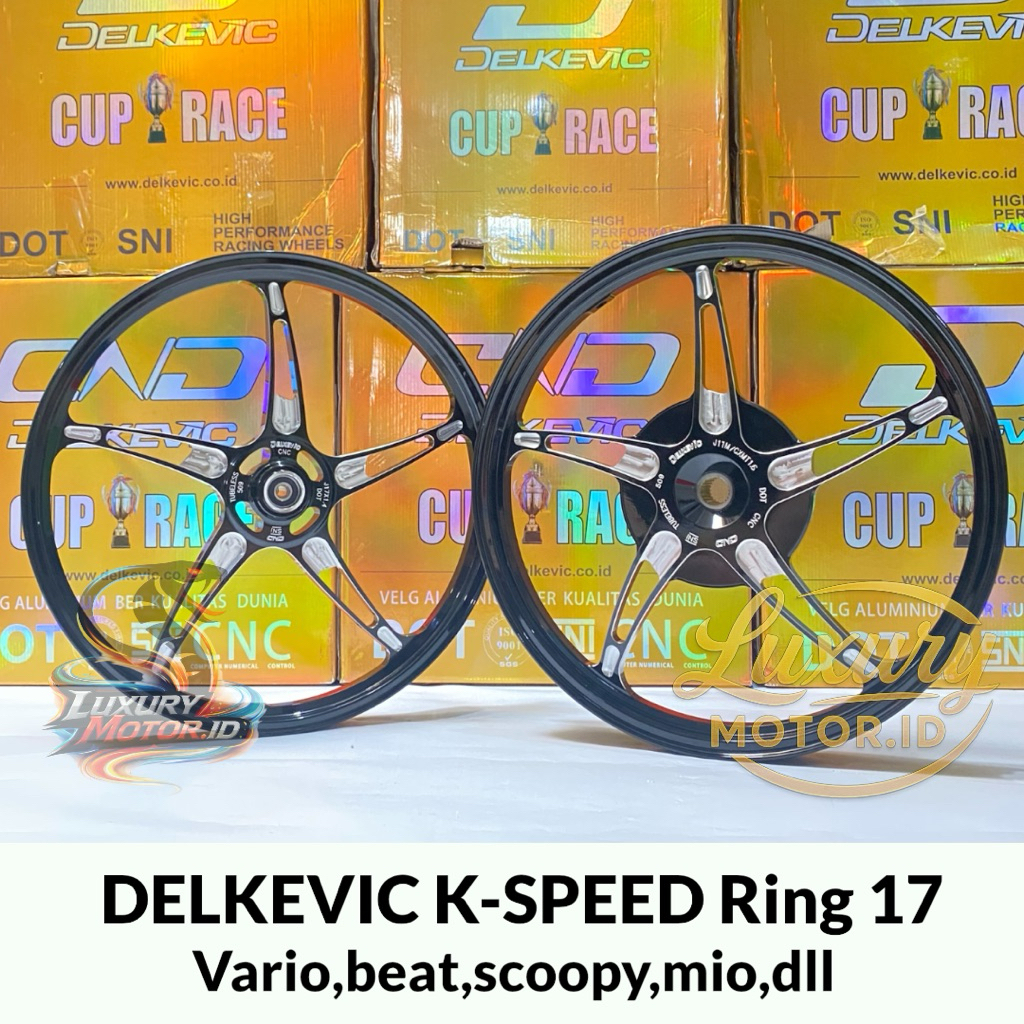 VELG DND DELKEVIC K-SPEED BINTANG LAUT Ring 17 BINTANG LAUT VARIO 110/125/150/160 CBS STYLO MIO SPOR