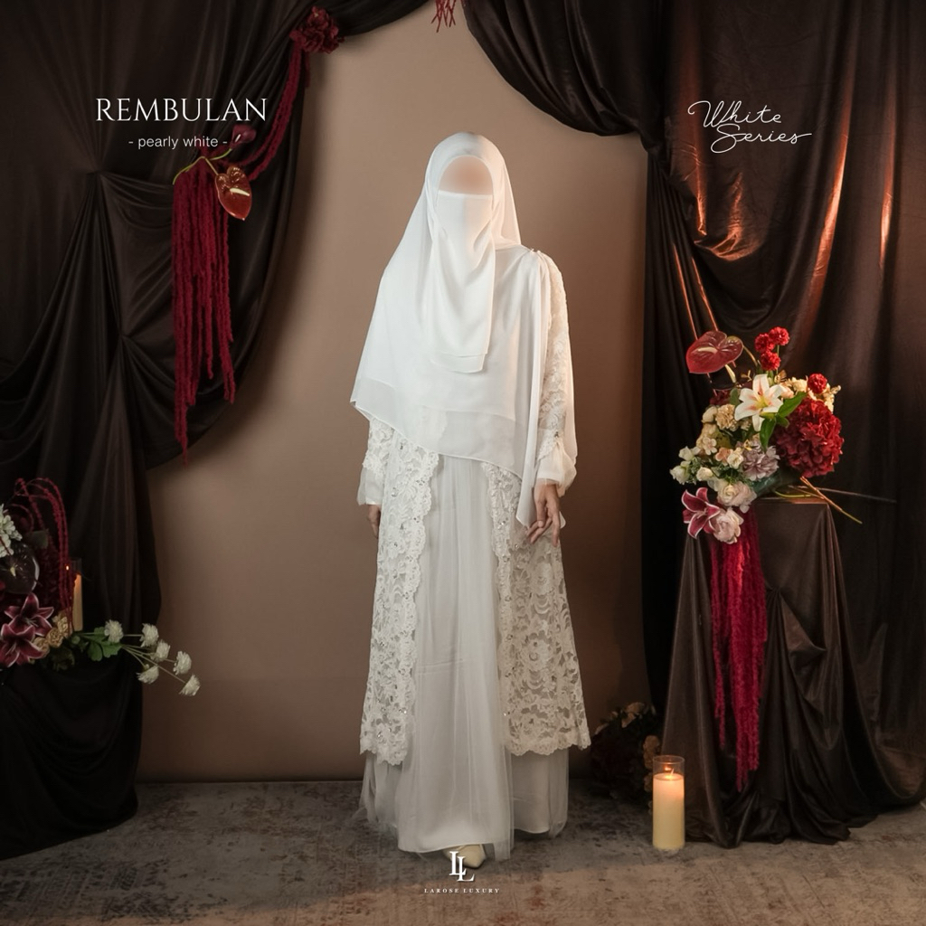 Dress Akad Simple Inner Outer Rembulan by Larose Luxury