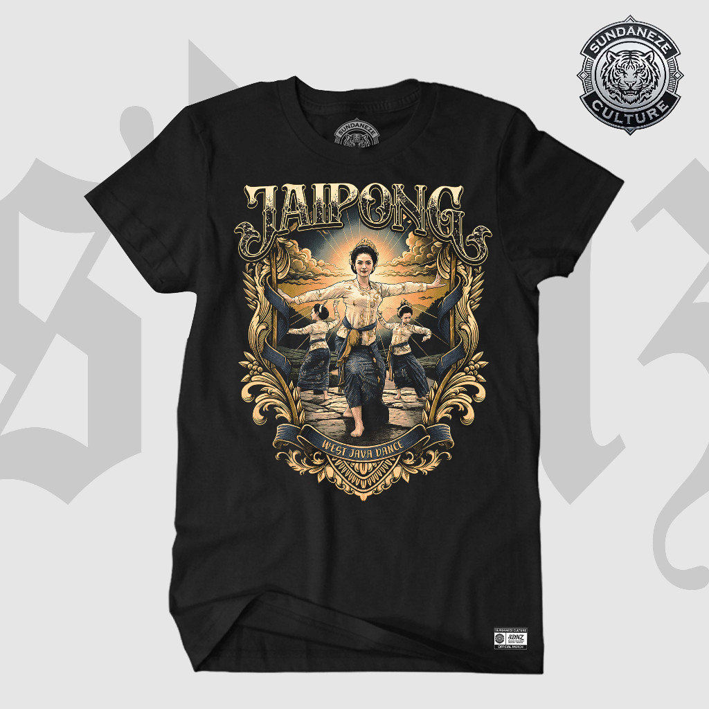 Kaos JAIPONG / JAIPONGAN | Kaos Budaya Sunda Premium | Baju Distro Pria