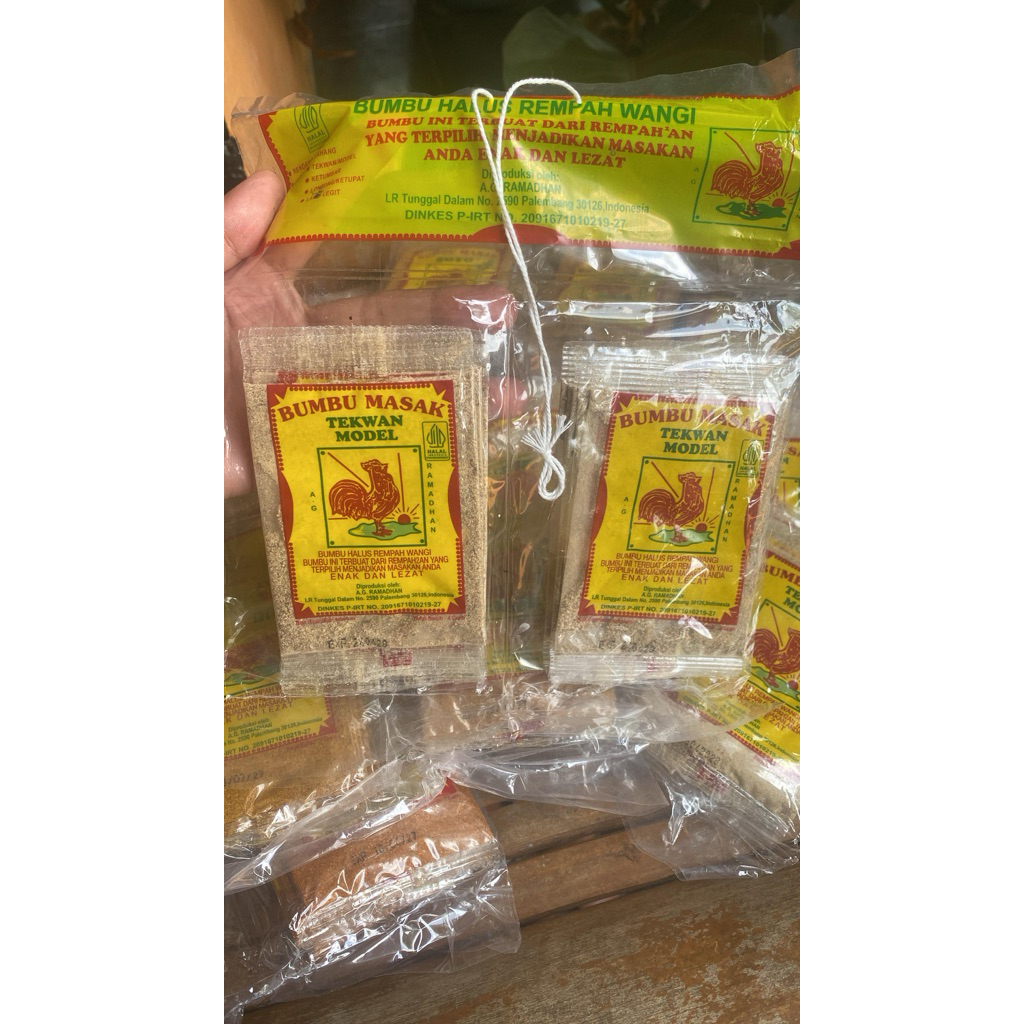 Bumbu Tekwan Cap ayam 1 Pack -bumbu instan