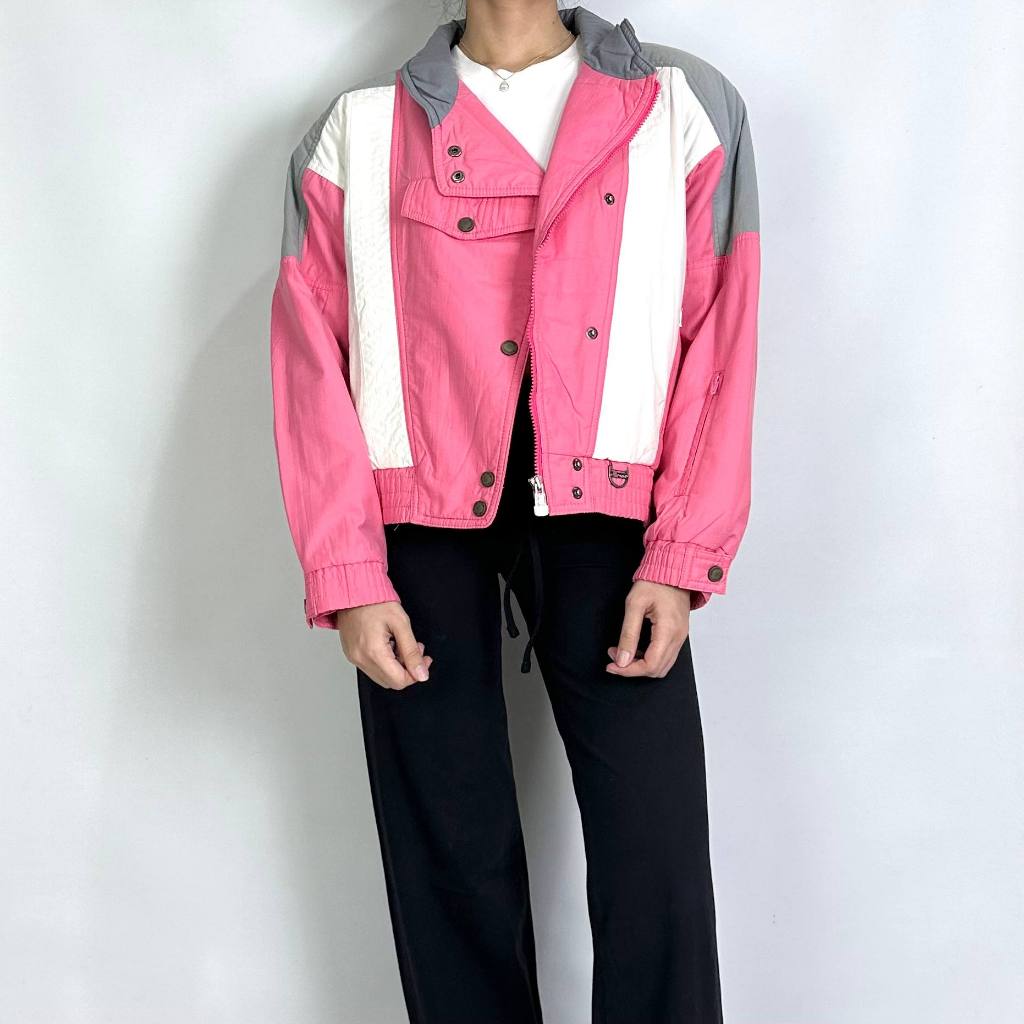 jaket wanita Vtg Ellesse size M 100% original 050526D
