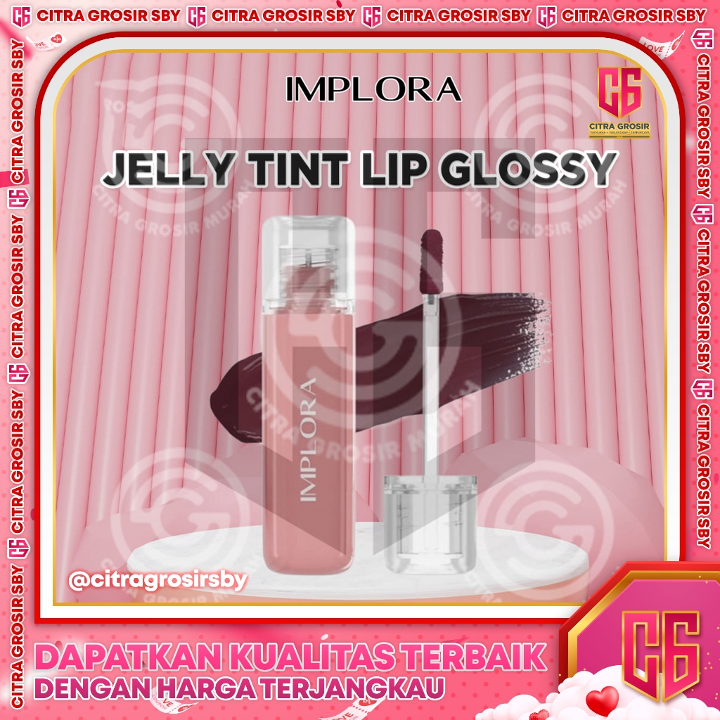 Implora Lip Tint Glossy || Jelly Tint || Lip Tint Implora Original