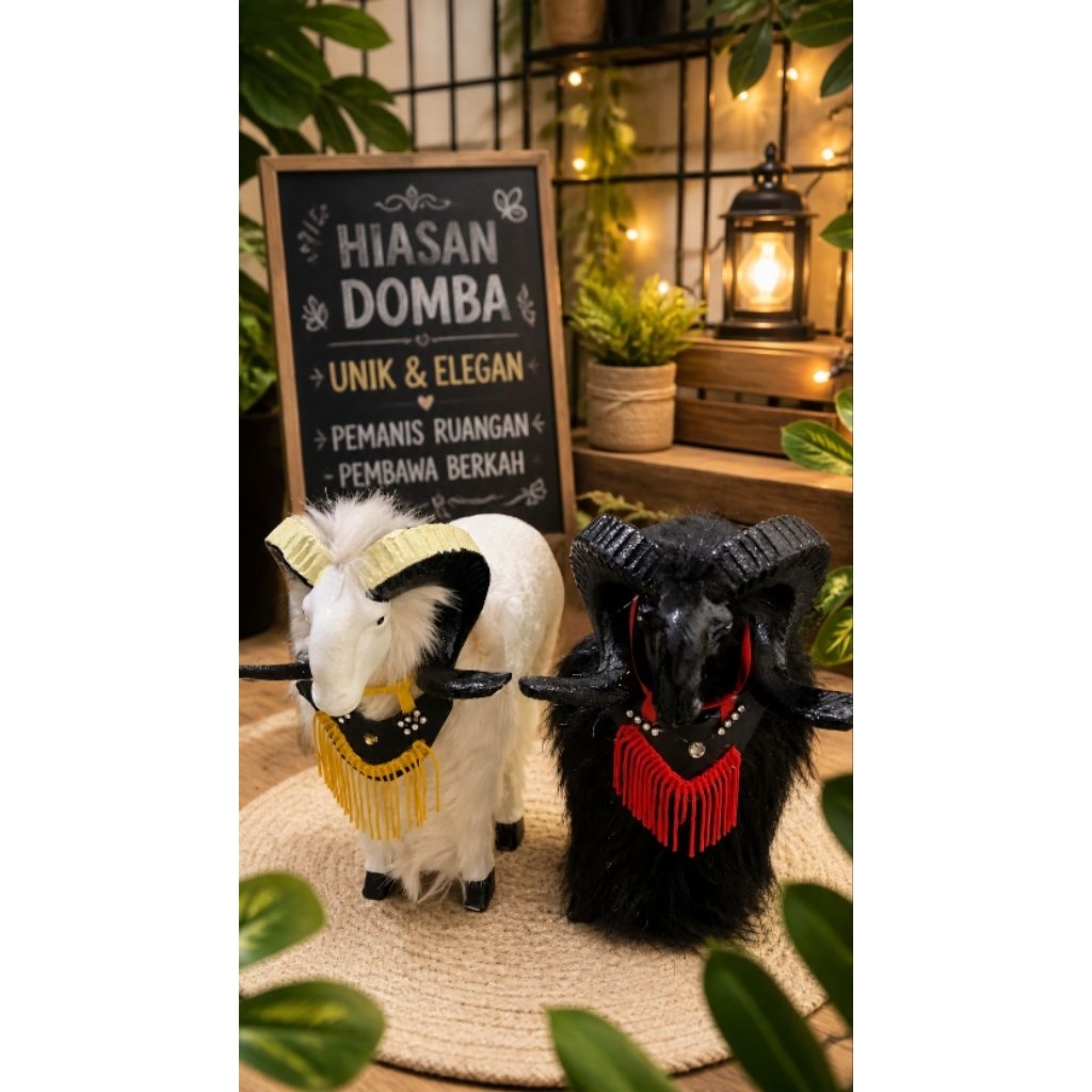 MINIATUR HIASAN RUMAH DOMBA GARUT