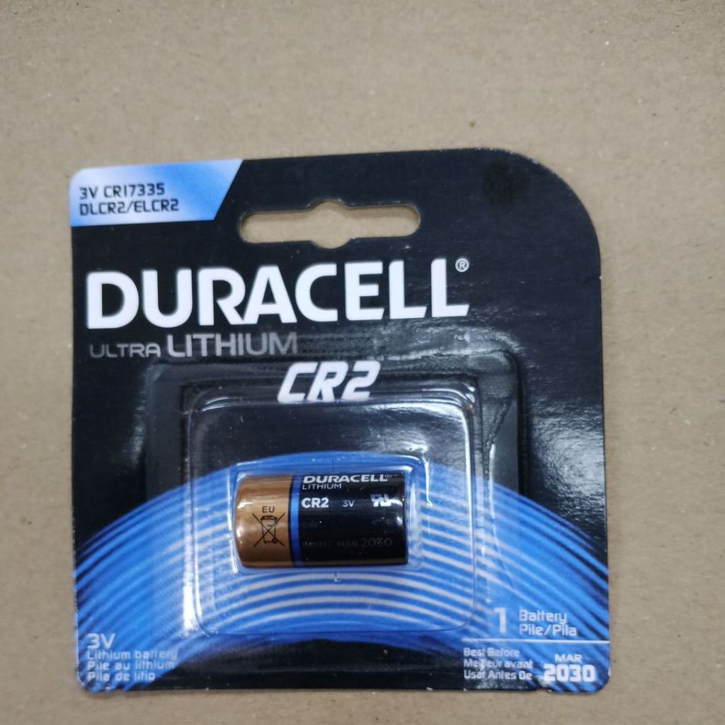baterai duracell cr2 3volt lithium  original