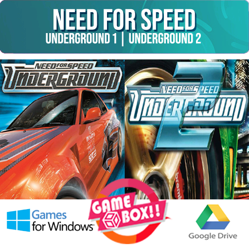 NFS UNDERGROUND 1 |NFS UNDERGROUND 2 | 2004 - GAME PC