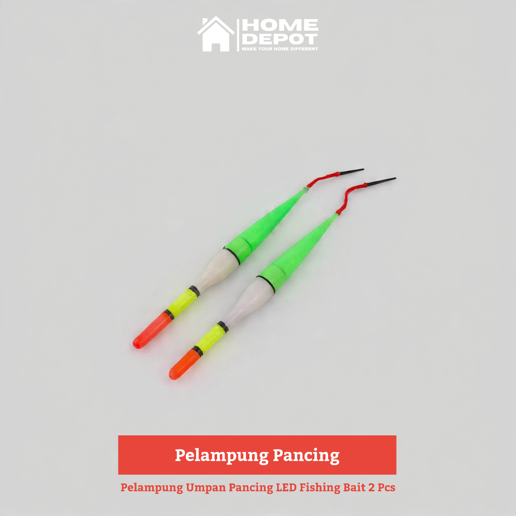 Pelampung Pancing Pelampung Umpan Pancing LED Fishing 2 Pcs