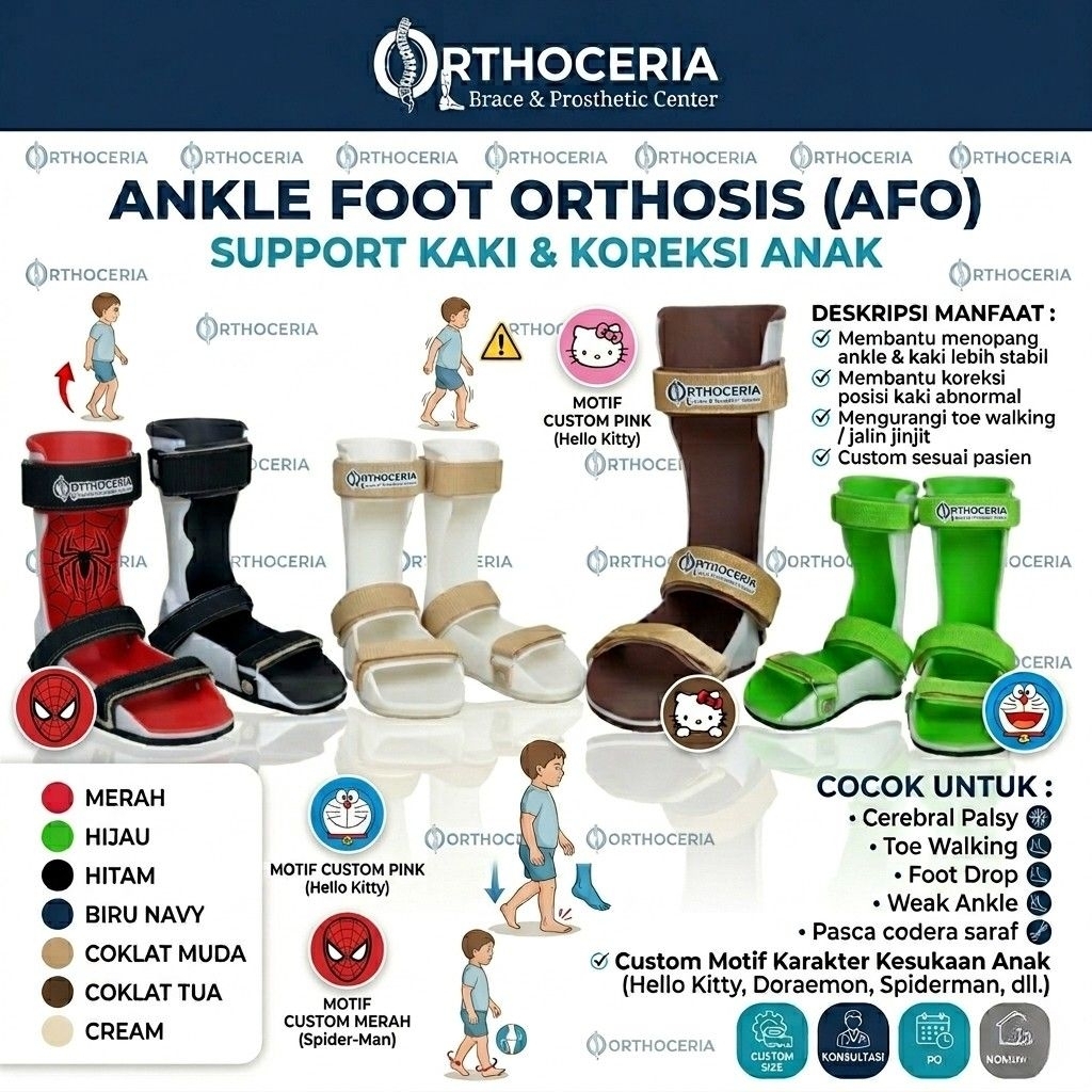 Sepatu koreksi AFO