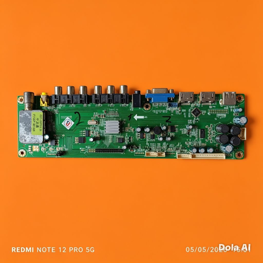 mb Mainboard asli cabutan led tv televisi POLYTRON PLD 32T500 PLD32T500 PLD 32T500W PLD32T500W norma