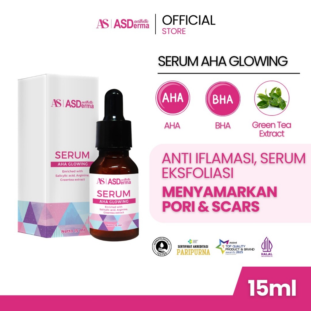 Asderma Aesthetic Serum Aha Glowing