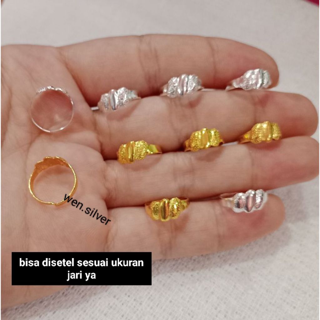 Cincin Anak Slot Perak Asli