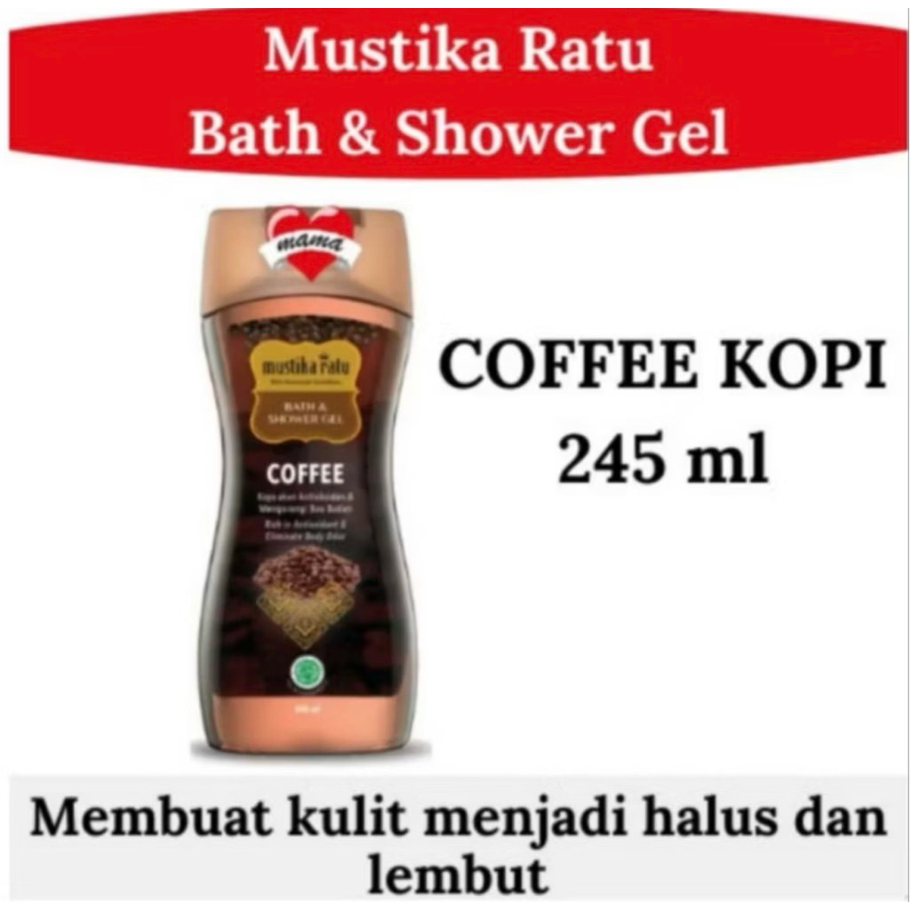 shower gel coffee mustika ratu 245ml