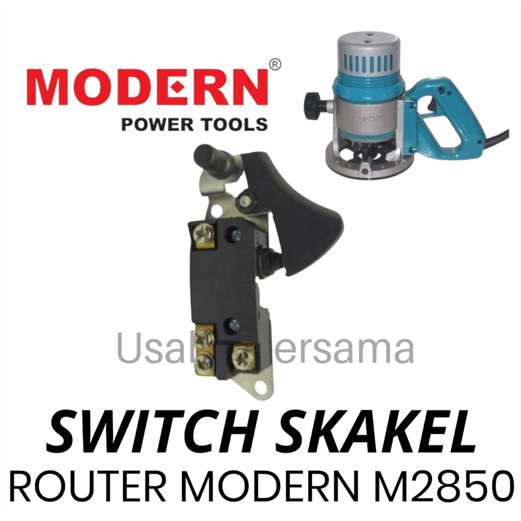 SWITCH SKAKEL PROFIL BESAR MODERN M2850 SAKLAR ROUTER MODERN M 2850