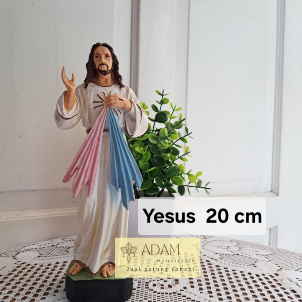 Patung Yesus Kerahiman Ilahi 20 cm