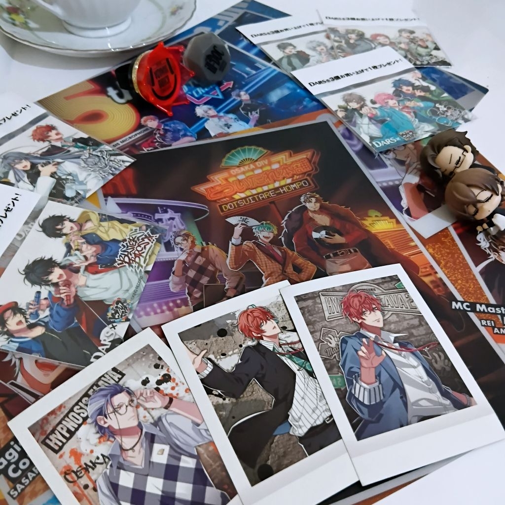 Official Hypnosis mic merchandise paper sticker figure