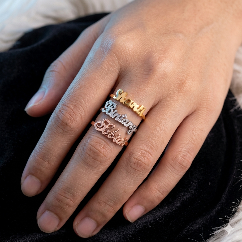 promo cincin nama mewah custom nama sendiri