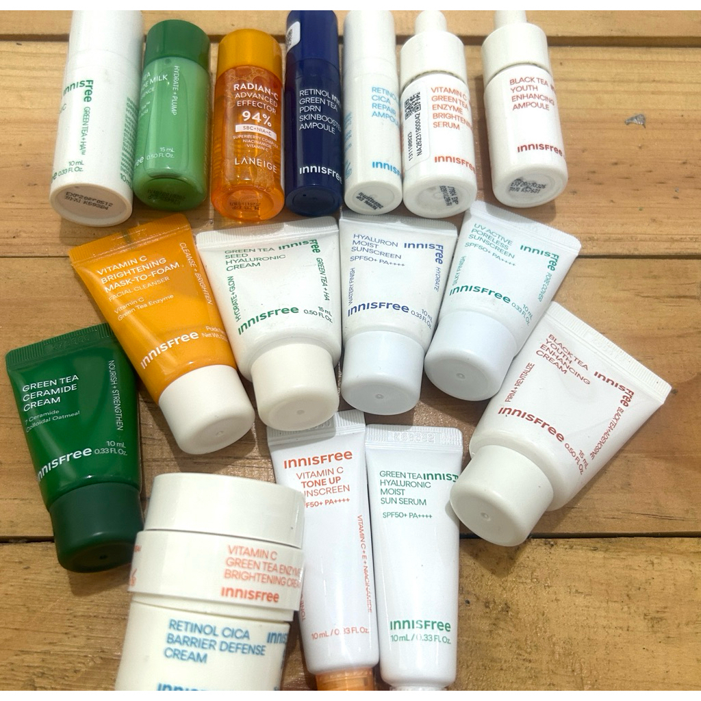 Trial Size Travel Size Mini size Trial Kit Innisfree Part.1