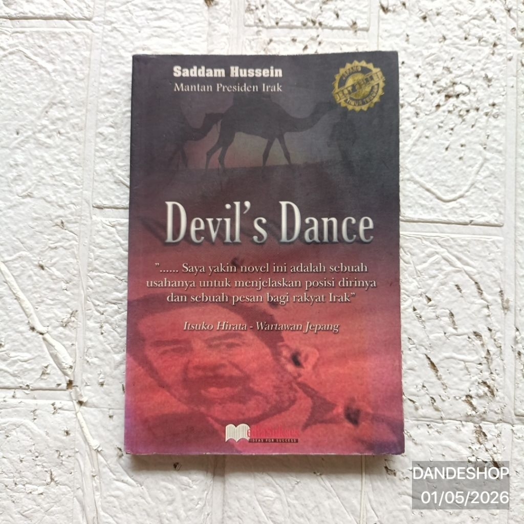 (bekas) Devil's Dance by Saddam Hussein Mantan Presiden Irak - Buku ORIGINAL Bekas Preloved