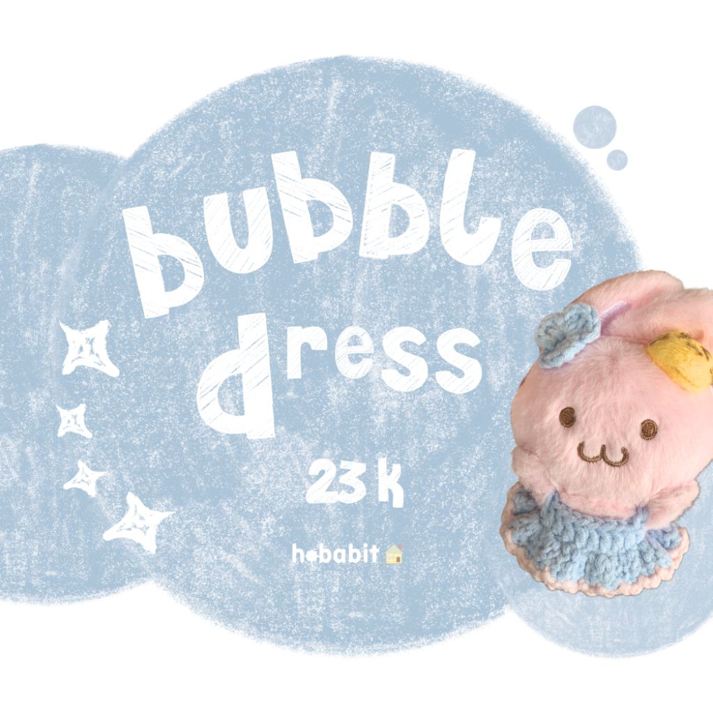 Bubble Dress | Kpop Doll 10cm Crochet Clothes | Nct Dream Magnet Doll Pinky
