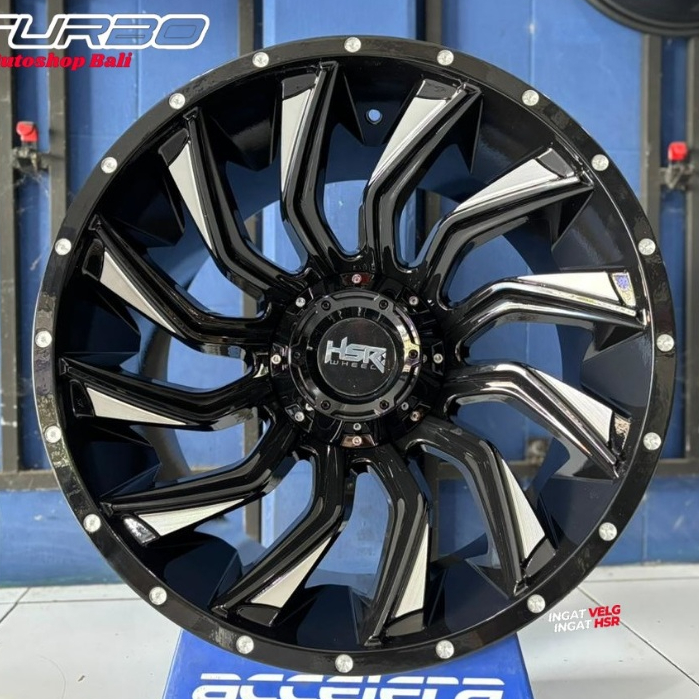 Velg Mobil Racing HSR FG LEBONG R20 Premium Original HSR WHEEL | Hilux Fortuner Pajero Dll