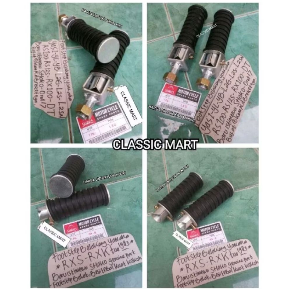 FOOTSTEP POSTEP BELAKANG YAMAHA L2SN L2SUPER L2S L2G YB100 LS3 RS100 RX100 RXS