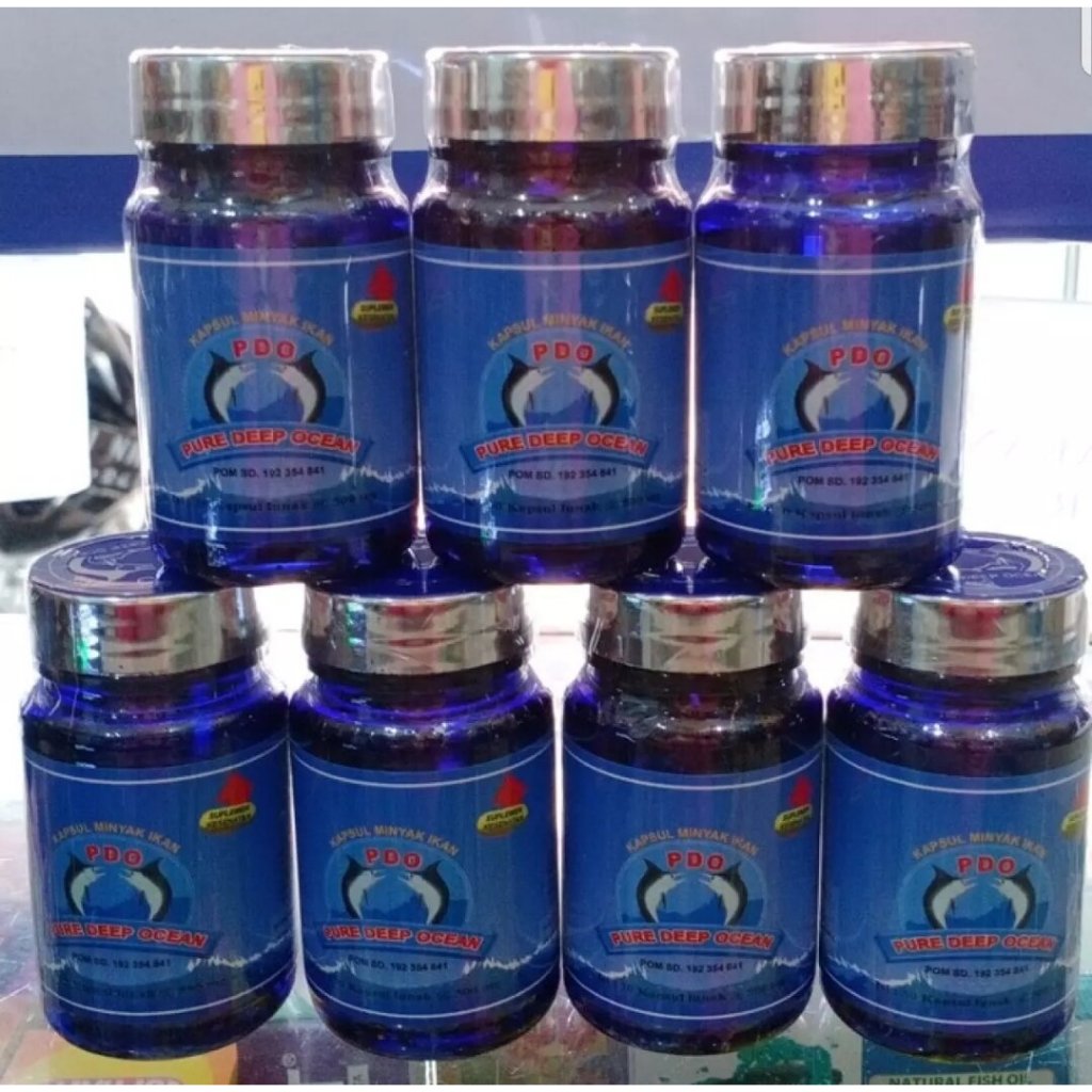PURE DEEP OIL 354 CAPSULE ISI 30 CAPSULE ORIGINAL PDO Minyak Ikan (Pure Deep Ocean) PDO Ecer Minyak 